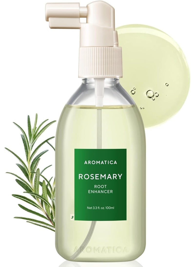 AROMATICA Rosemary Root Enhancer | Rosemary water spray for hair growth - with rosemary oil & caffeine & biotin |care for hair thinning & hair loss |100ml - Image 1